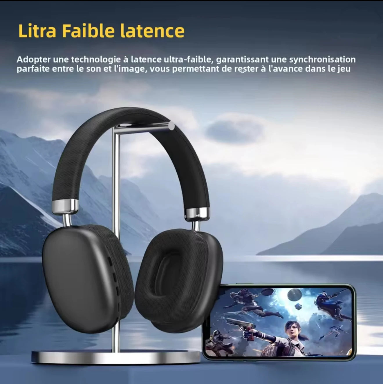 NEW T10 Air Pro Max Wireless Bluetooth Earphones Headphones Headset Sports Gaming Headset Noise Cancelling Headphone With Mic